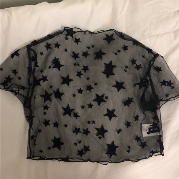 Tops - Brand new mesh star top